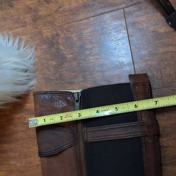 Frye Tall Anna Gore Side Zip Boots 6.5 - Picture 10 of 15